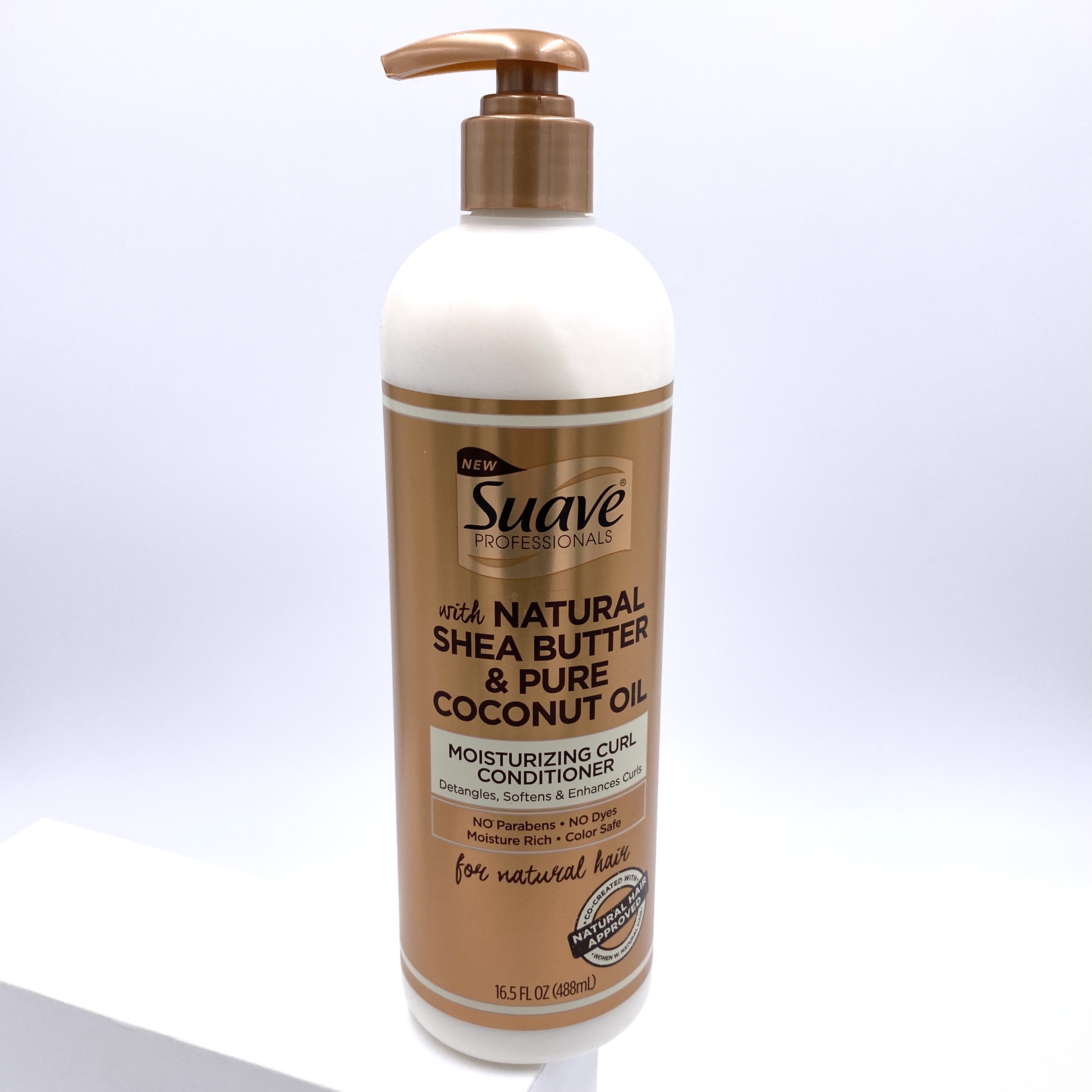 Suave Moisturizing Curl Conditioner Front for Cocotique February 2021