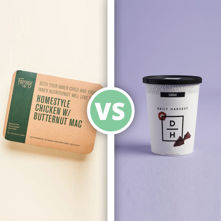 Daily Harvest vs. Freshly Comparing Meal Delivery Services