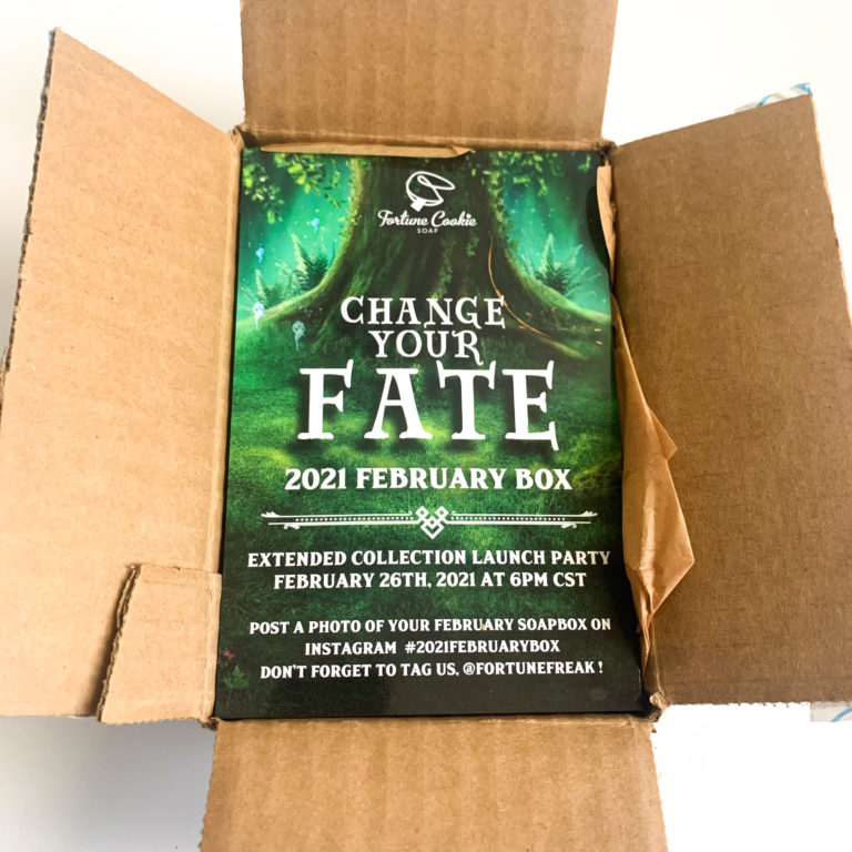 Fortune Cookie Soap Subscription Box Review February 2021 MSA