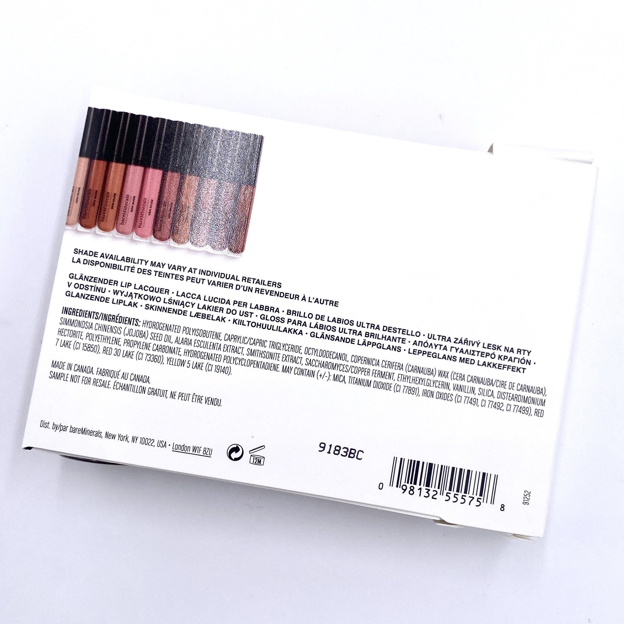 BareMinerals Gen Nude Patent Lip Lacquer in Pout2 for Birchbox March 2021