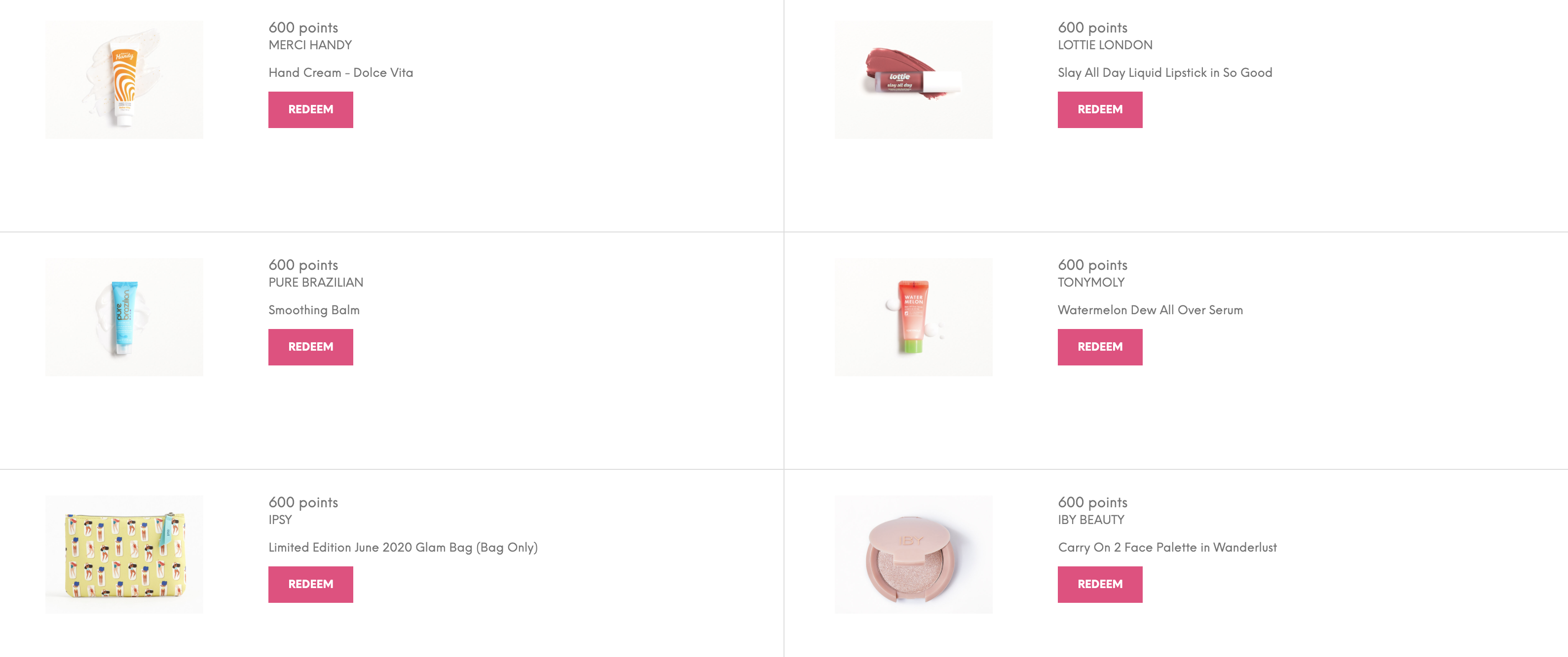 Ipsy Points Rewards