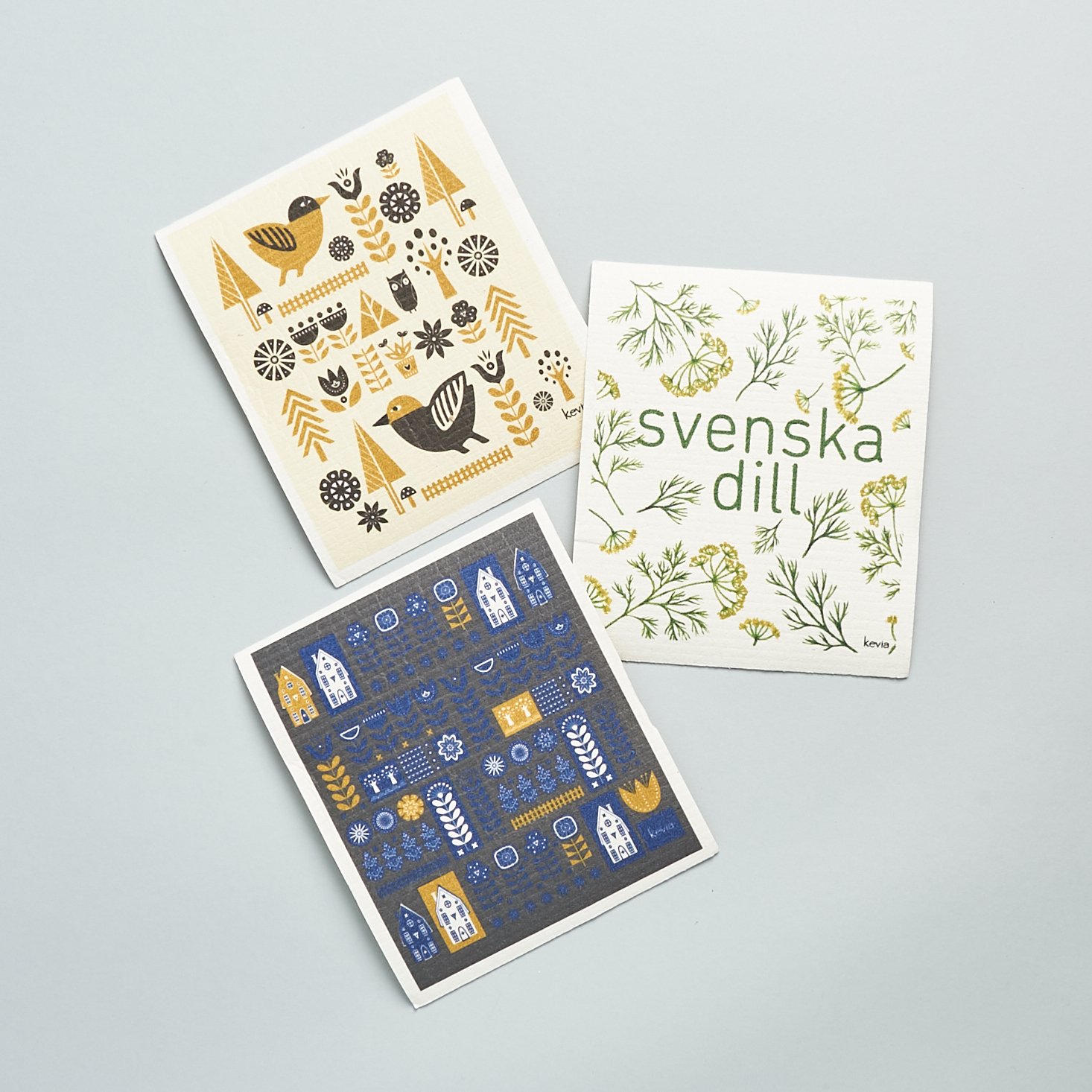 Swedish dishcloths from JourneeBox Spring 2021