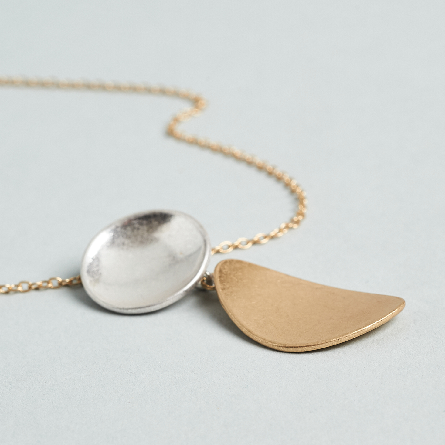 two-tone necklace from JourneeBox Spring 2021