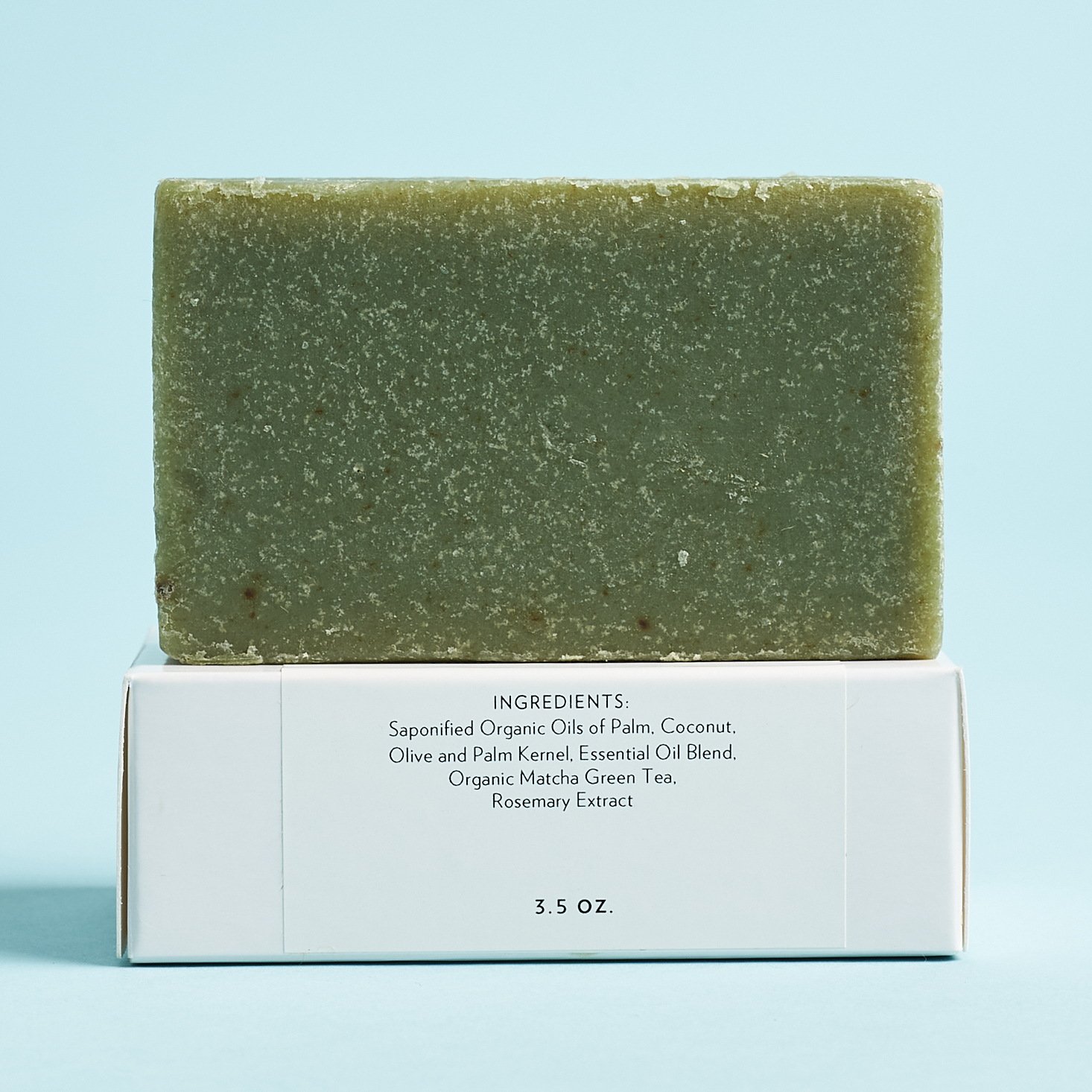 Matcha soap bar from Merkaela Winter 2021