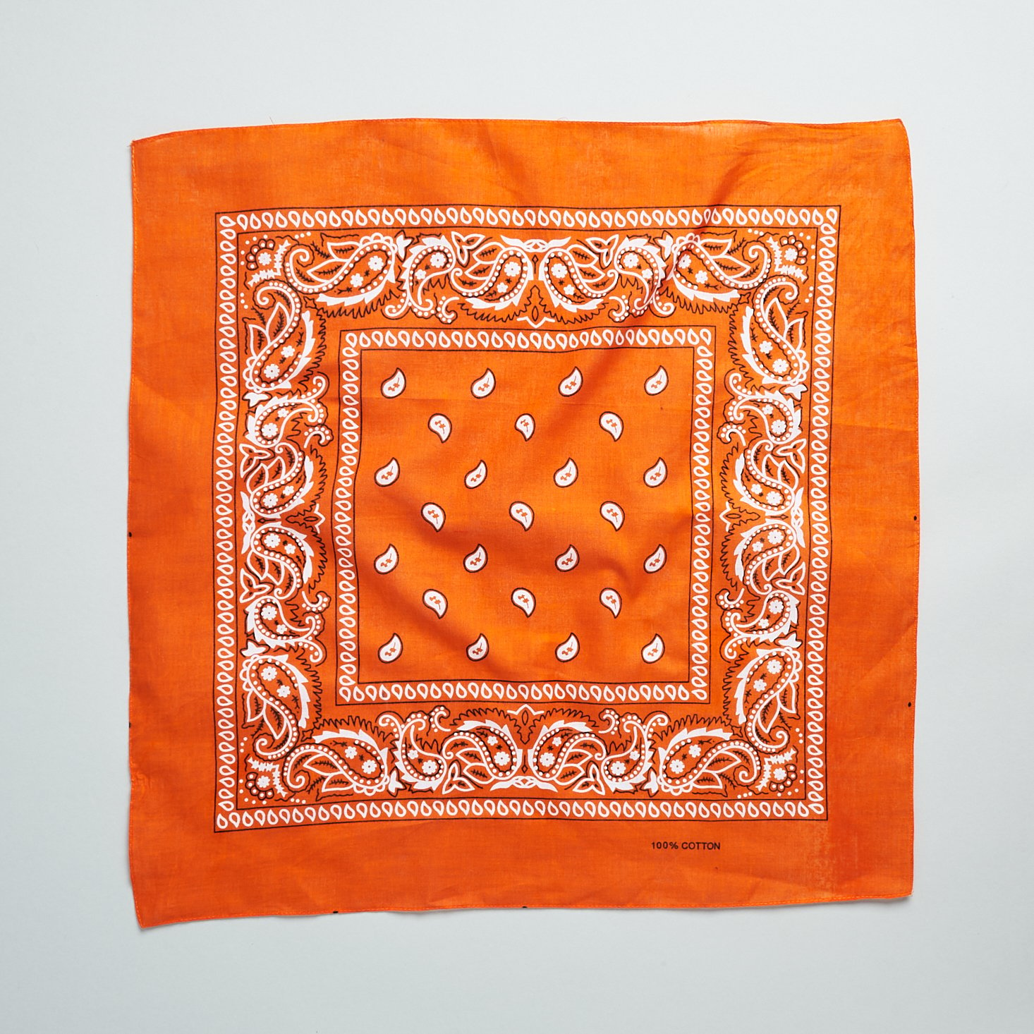 orange bandana from PostBox April 2021