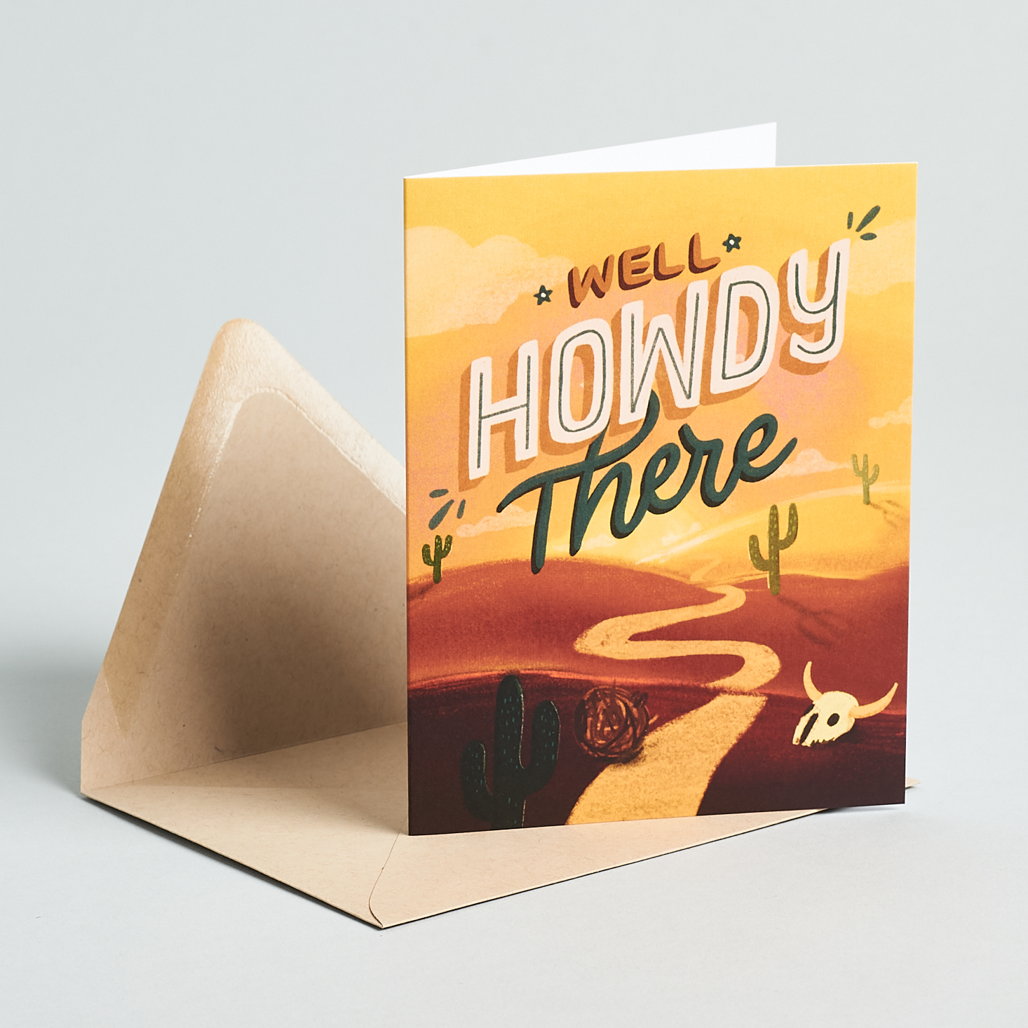 "Well howdy there" card from PostBox April 2021