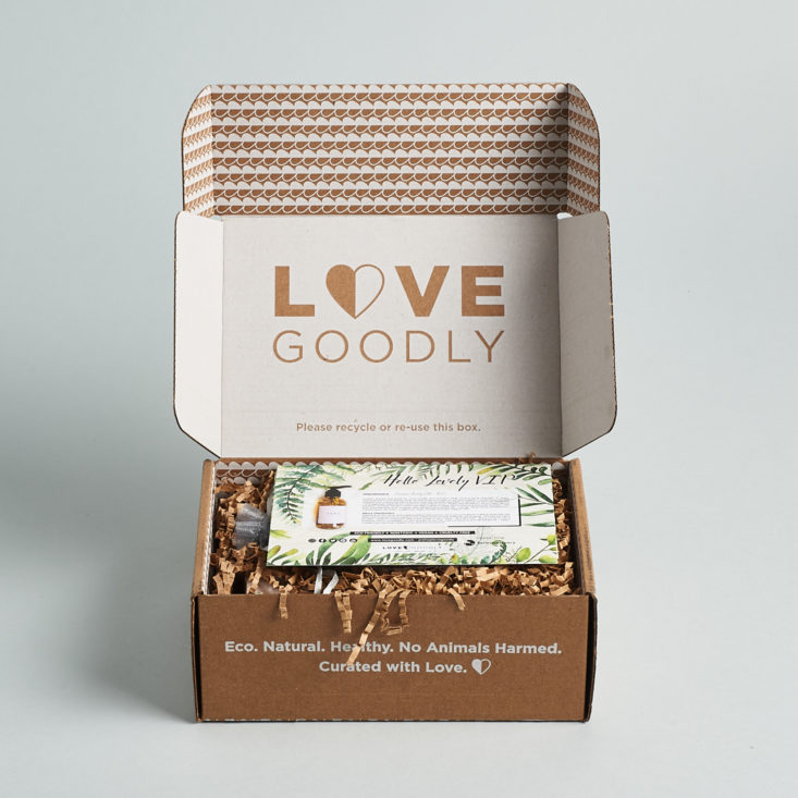 Love Goodly April 2021 open box