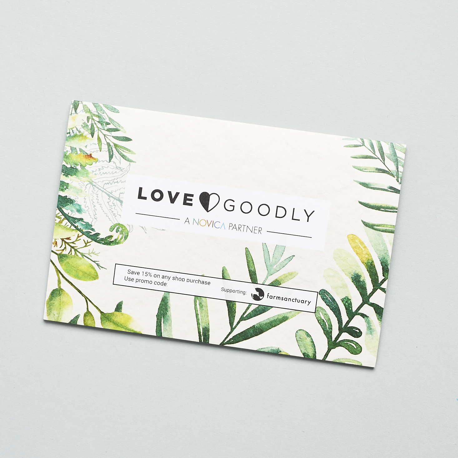 Love Goodly April 2021 card
