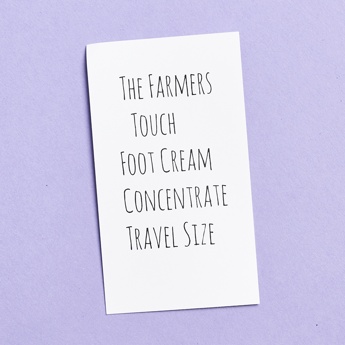 foot cream info from Earthlove April 2021