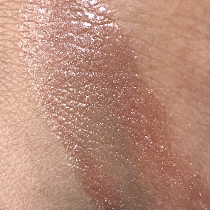 Nourish Naturals Butter Pop Tinted Liquid Balm Swatch for Nourish Beauty Box April 2021