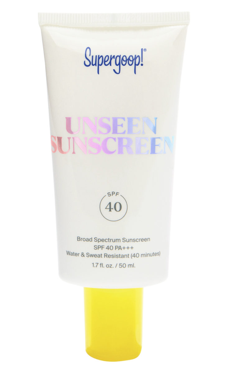 Supergoop unseen sunscreen