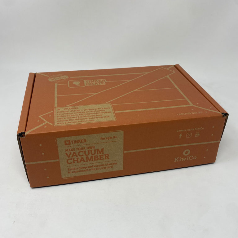 KiwiCo Tinker Crate Review + Coupon Vacuum Chamber MSA
