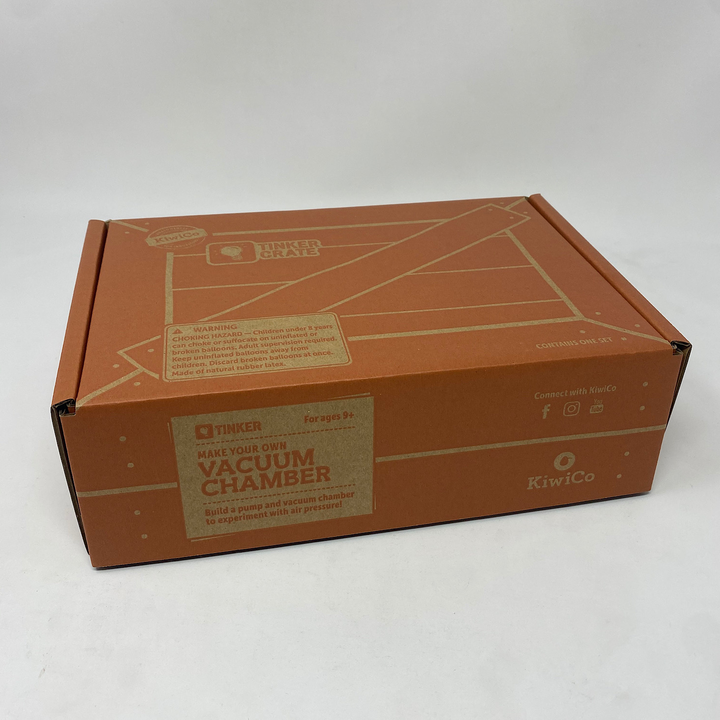 KiwiCo Tinker Crate Review + Coupon Vacuum Chamber MSA