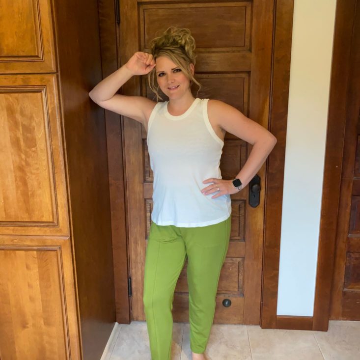 Modeled Outfit from the Front View Fabletics May 2020 Box