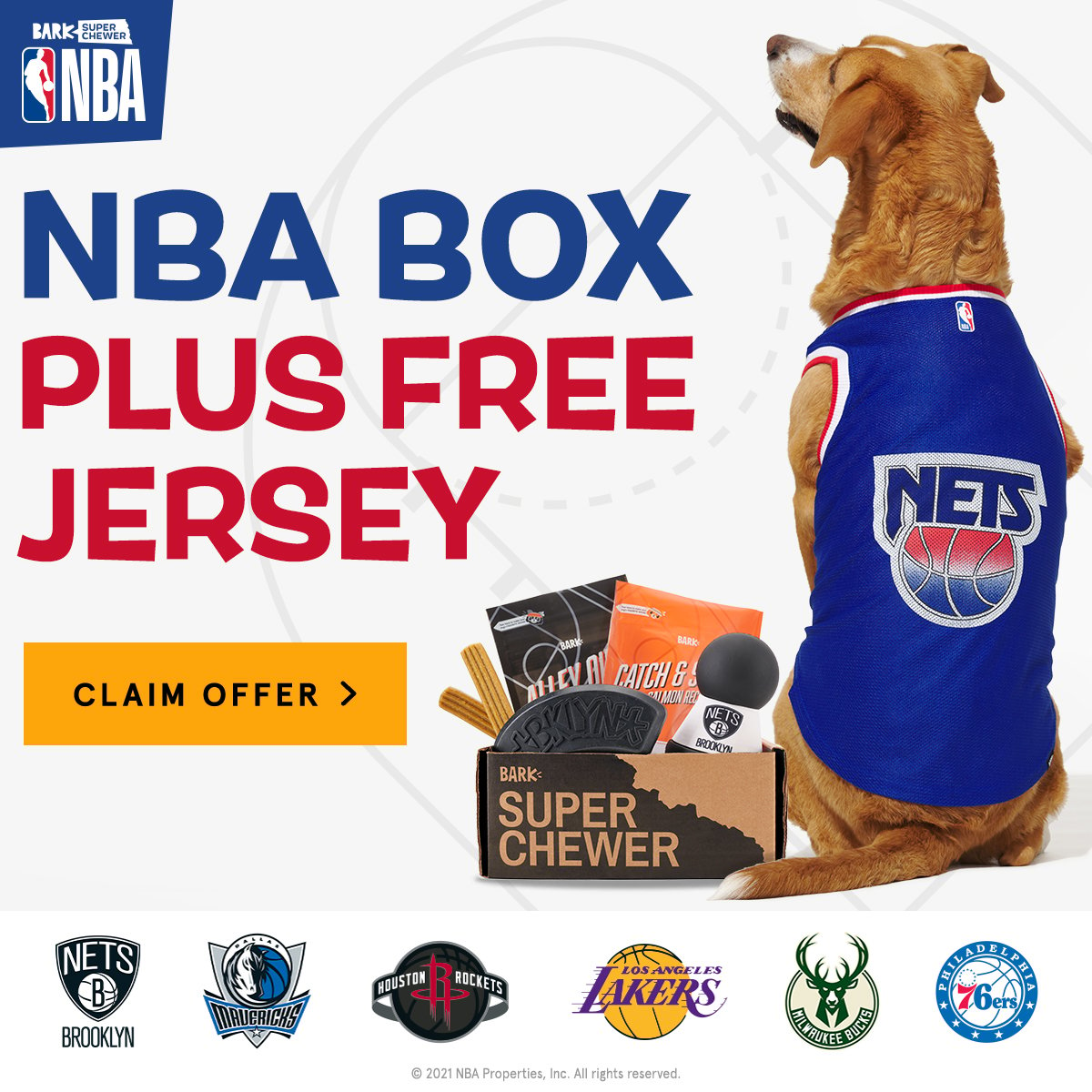 Super Chewer Celebrates NBA Playoffs with Limited Edition Box + Free Jersey For Your Dog