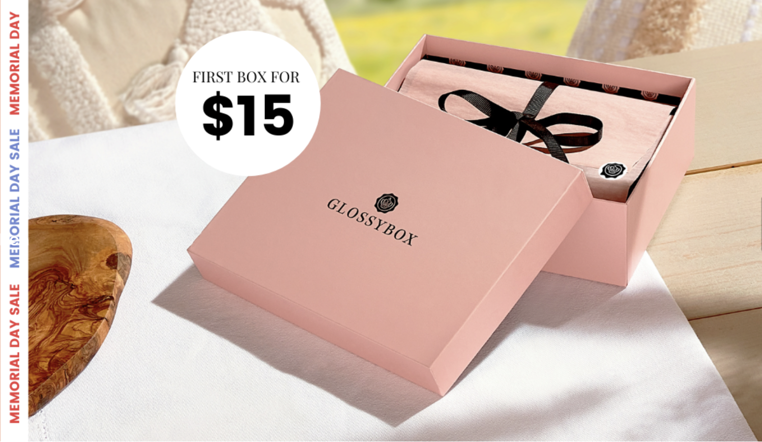 GlossyBox Memorial Day Sale – First Box for $15 + A Free Mystery Box Worth $75