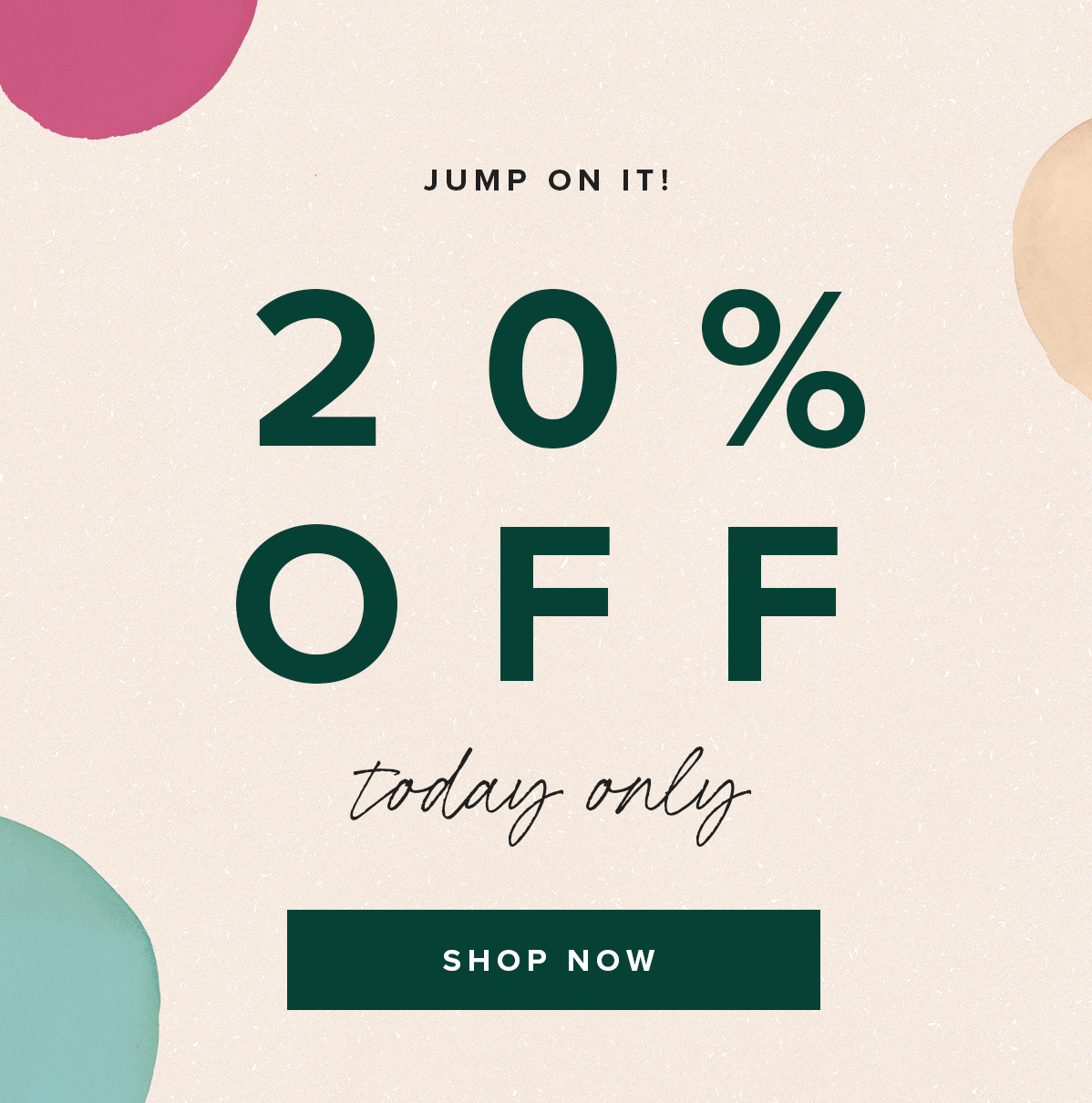 Today Only, Say FRIYAY to 20% Off The Bouqs Co.