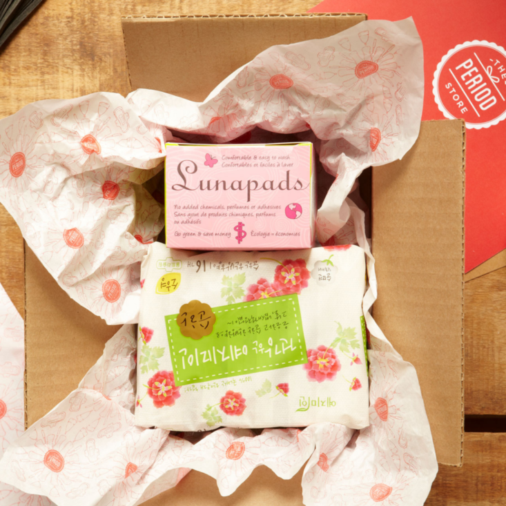 The Period Store subscription box example 