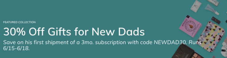 father's day deal banner