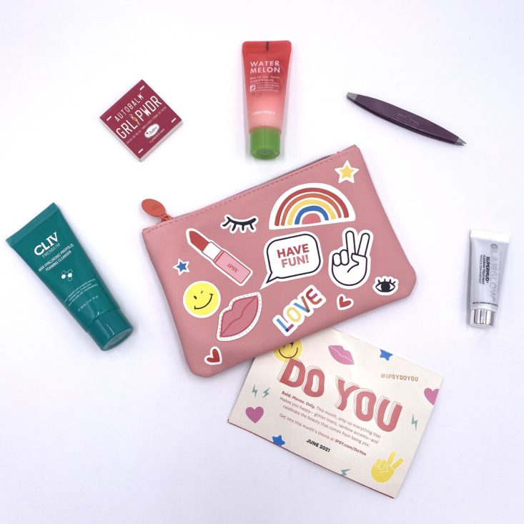 Full Contents for Ipsy Glam Bag June 2021