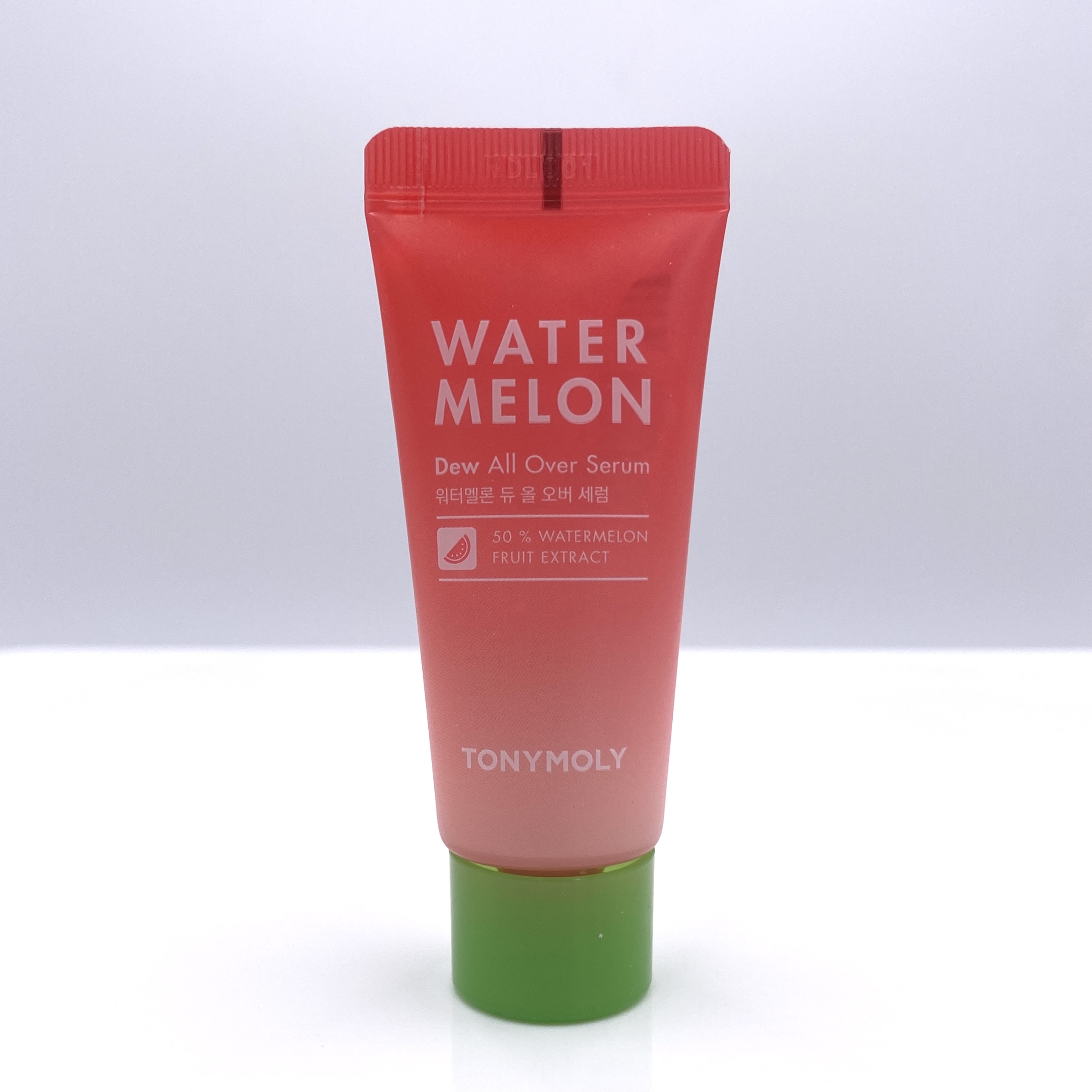 Front of TONYMOLY Watermelon Dew All Over Serum for Ipsy Glam Bag June 2021