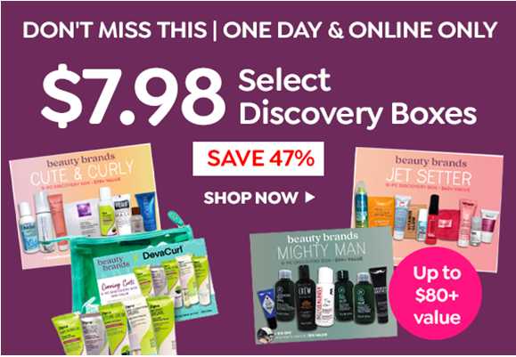 TODAY: Save Big on Select Discovery Boxes from Beauty Brands
