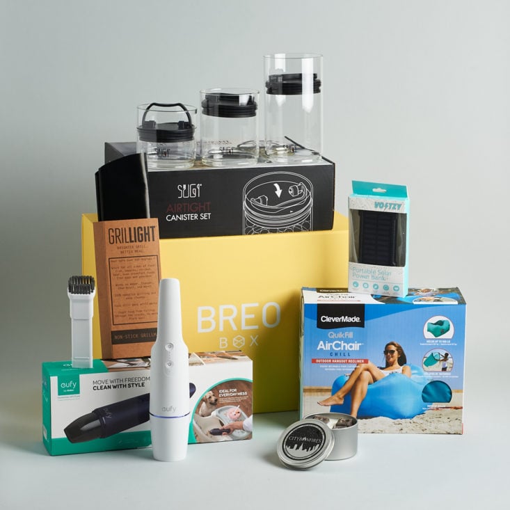 Breo Box Summer June 2021 all contents