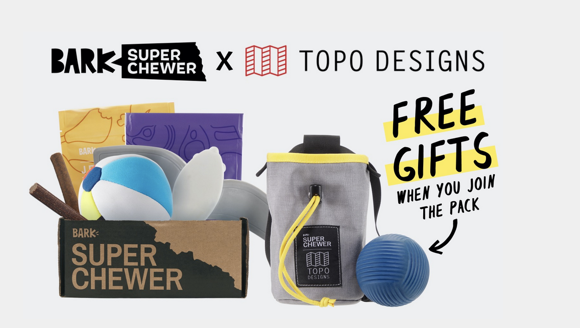 BarkBox Super Chewer Deal – Free Gifts From Topo Designs