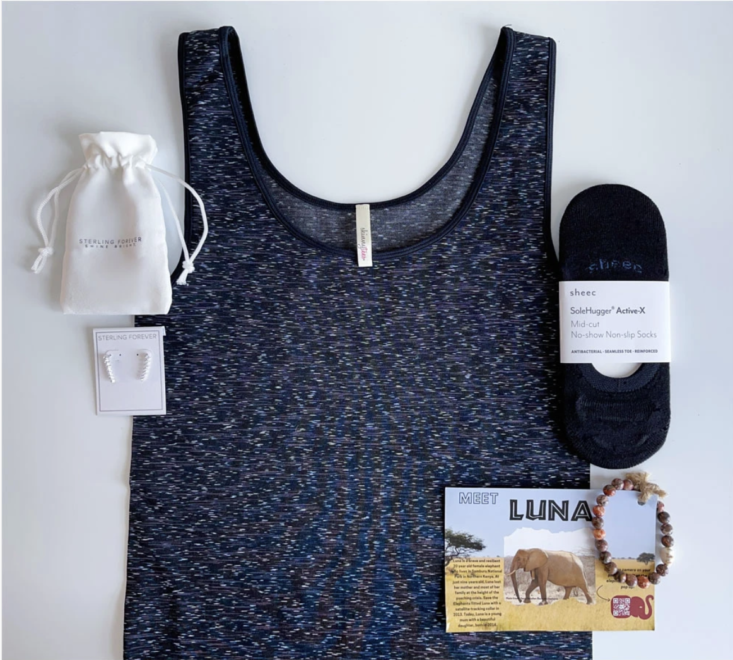 tank top, socks, and other luna products