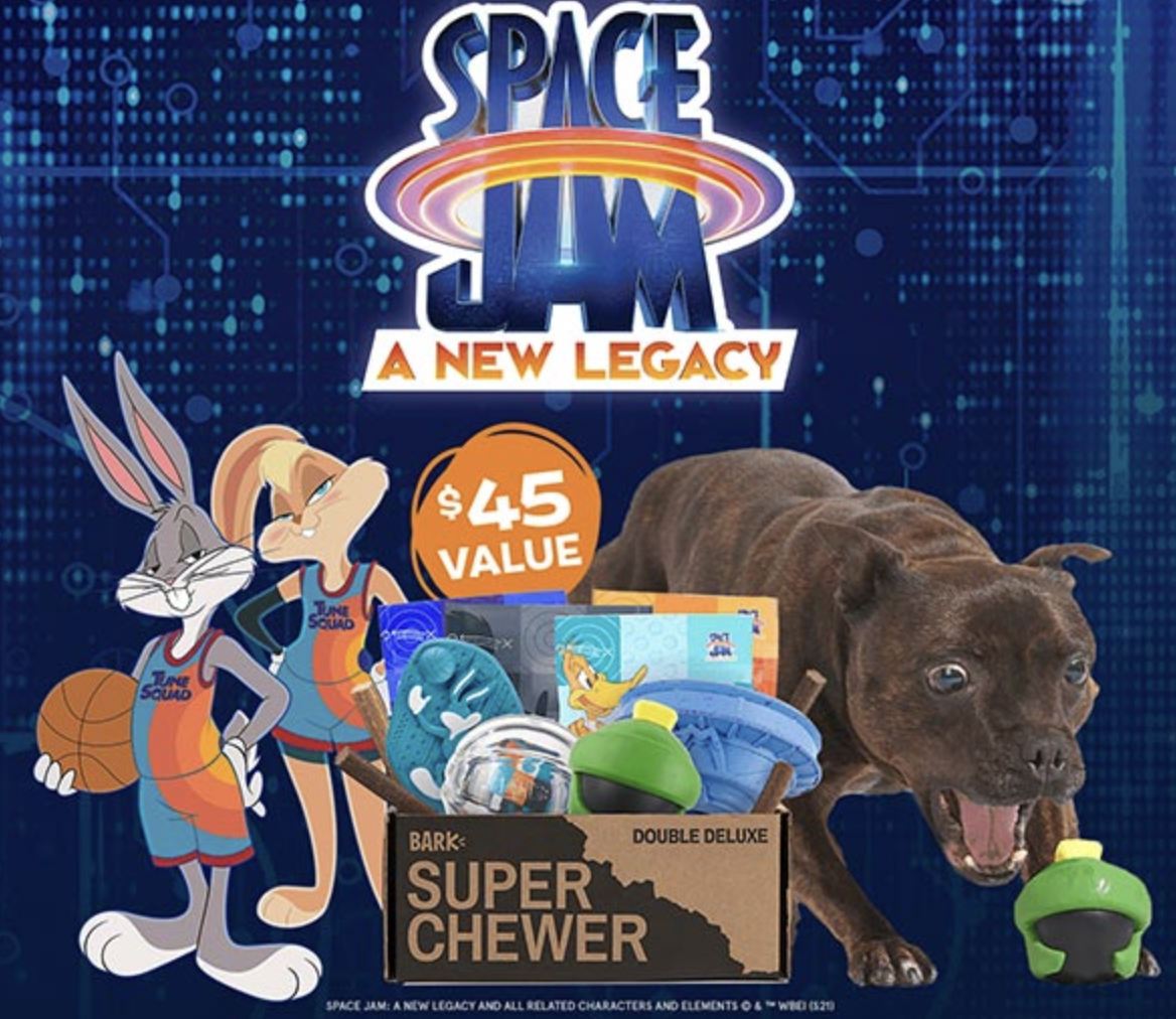 barkbox super chewer space jam