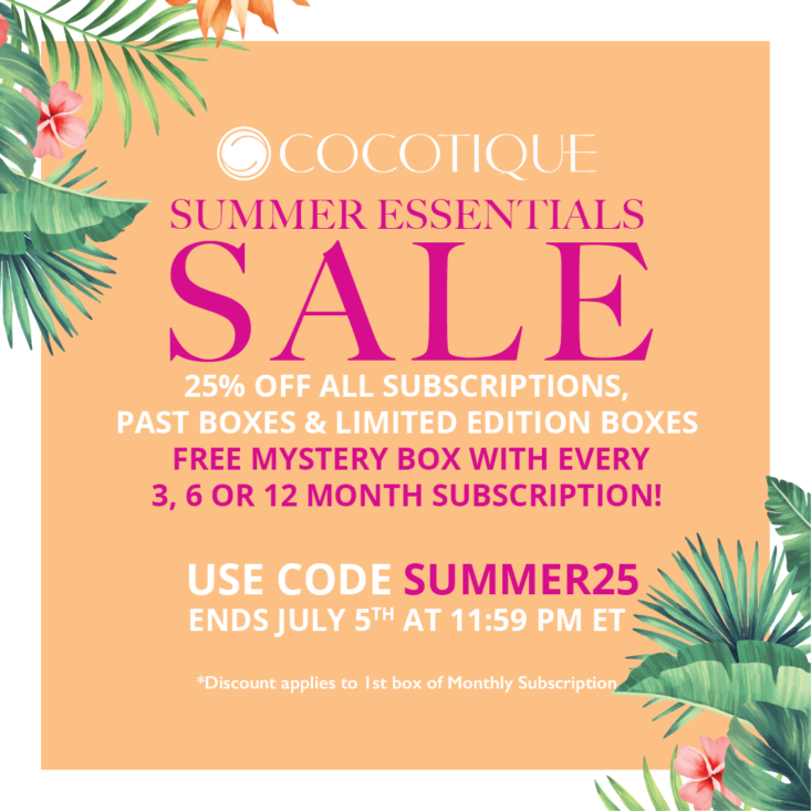 Cocotique Summer Essentials Sale