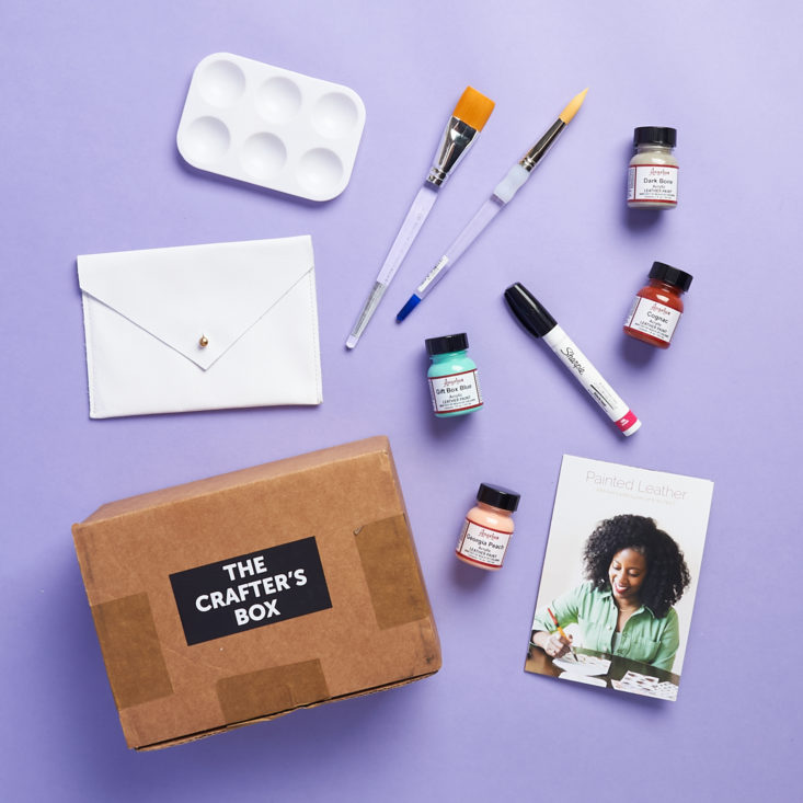 Review for The Crafter's Box ‘Painted Leather’ Review – June 2021