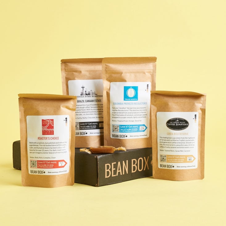  Bean Box Gourmet Coffee Sampler