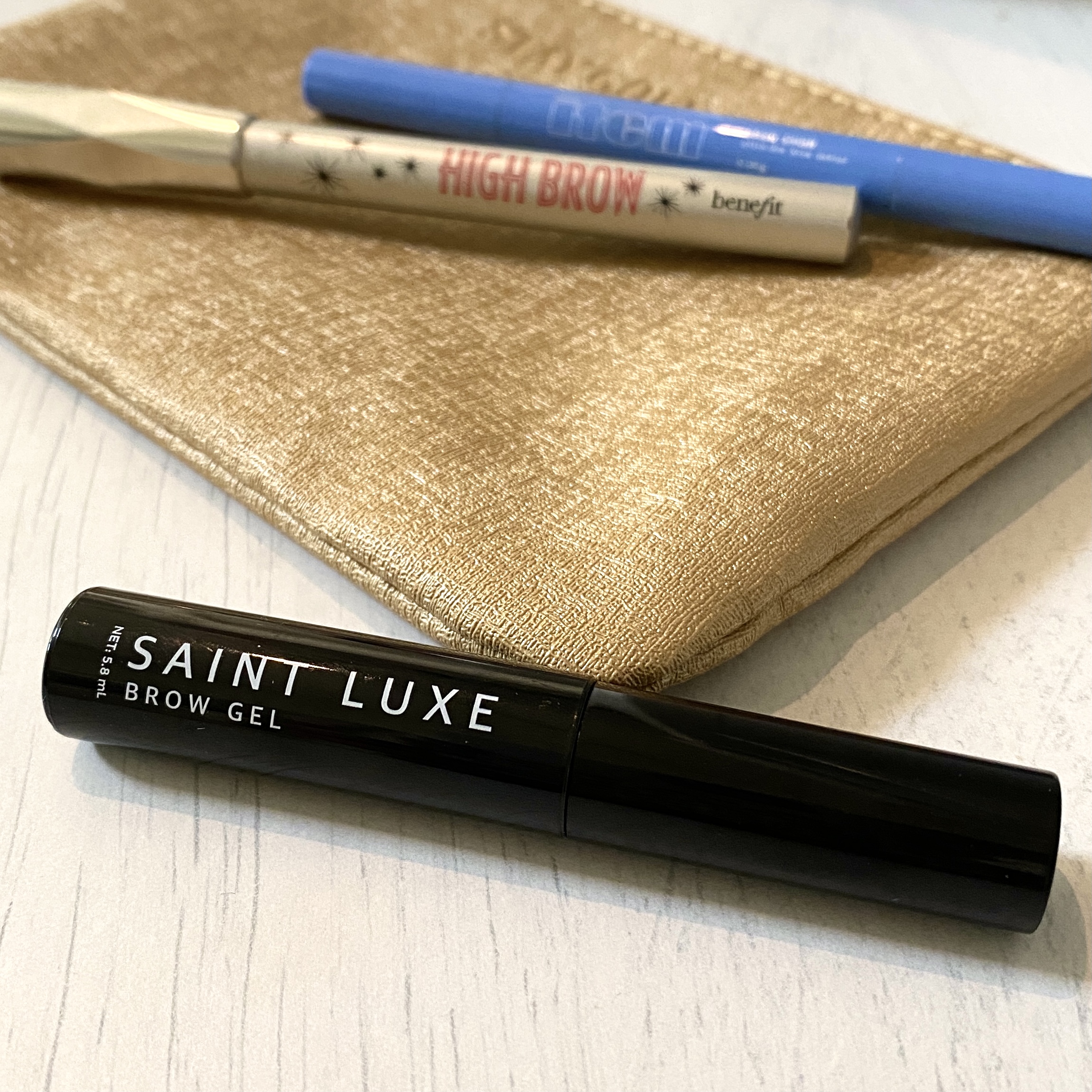 Front of Saint Luxe Clear Brow Gel for Ipsy Glam Bag July 2021