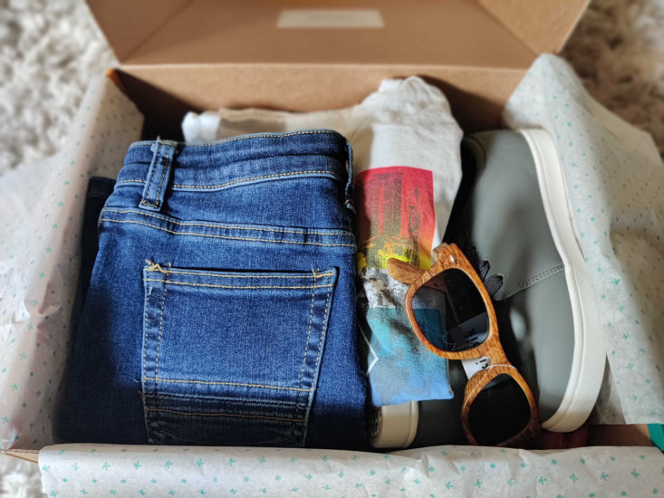 Contents of kidpik boys clothing subscription box