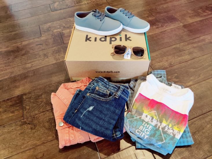 kidpik clothing subscription box for boys