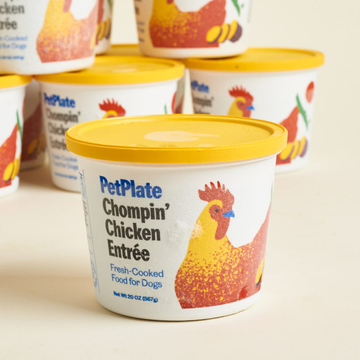 petplate chompin chicken tub