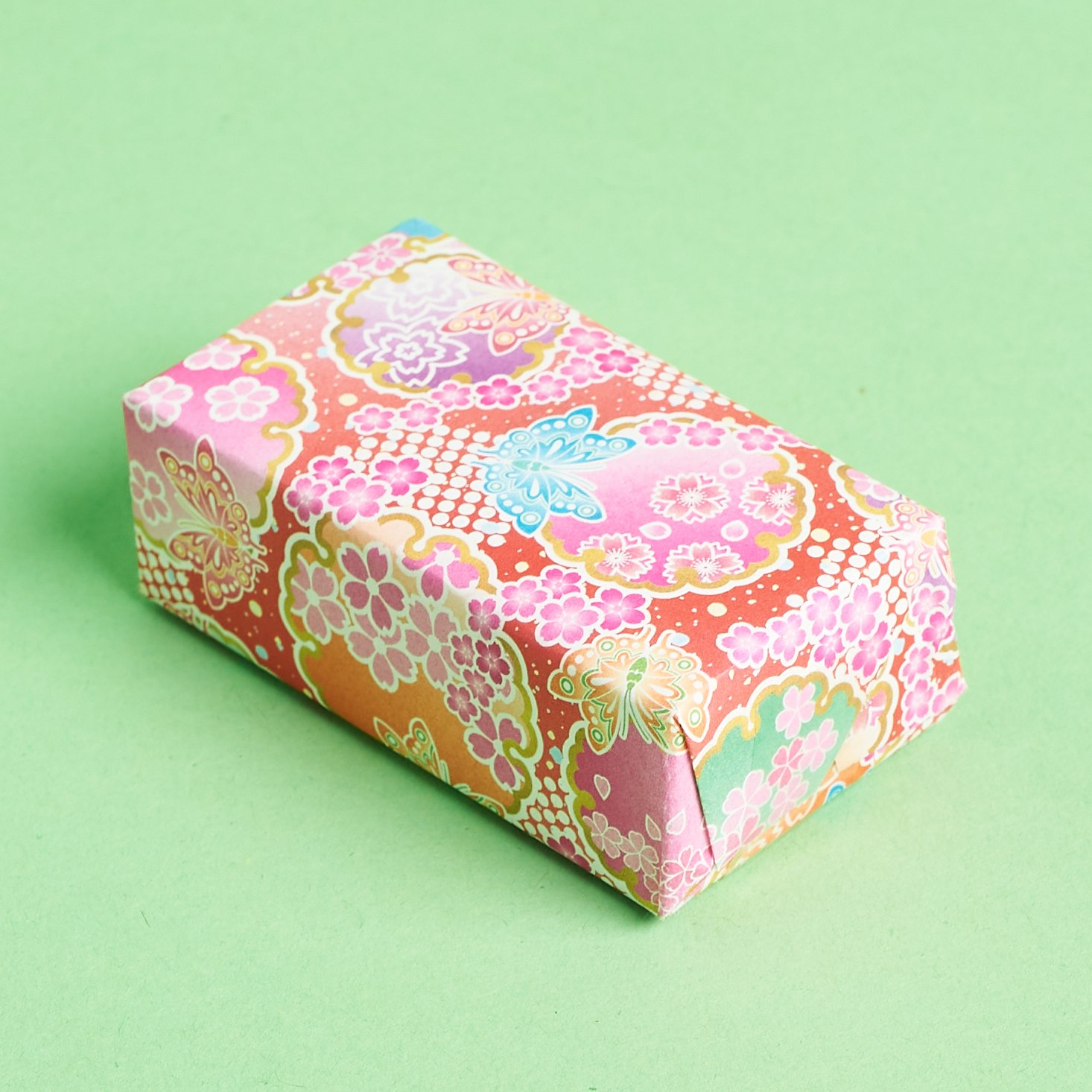 Wrapped mochi box from Journee Box Kyoto