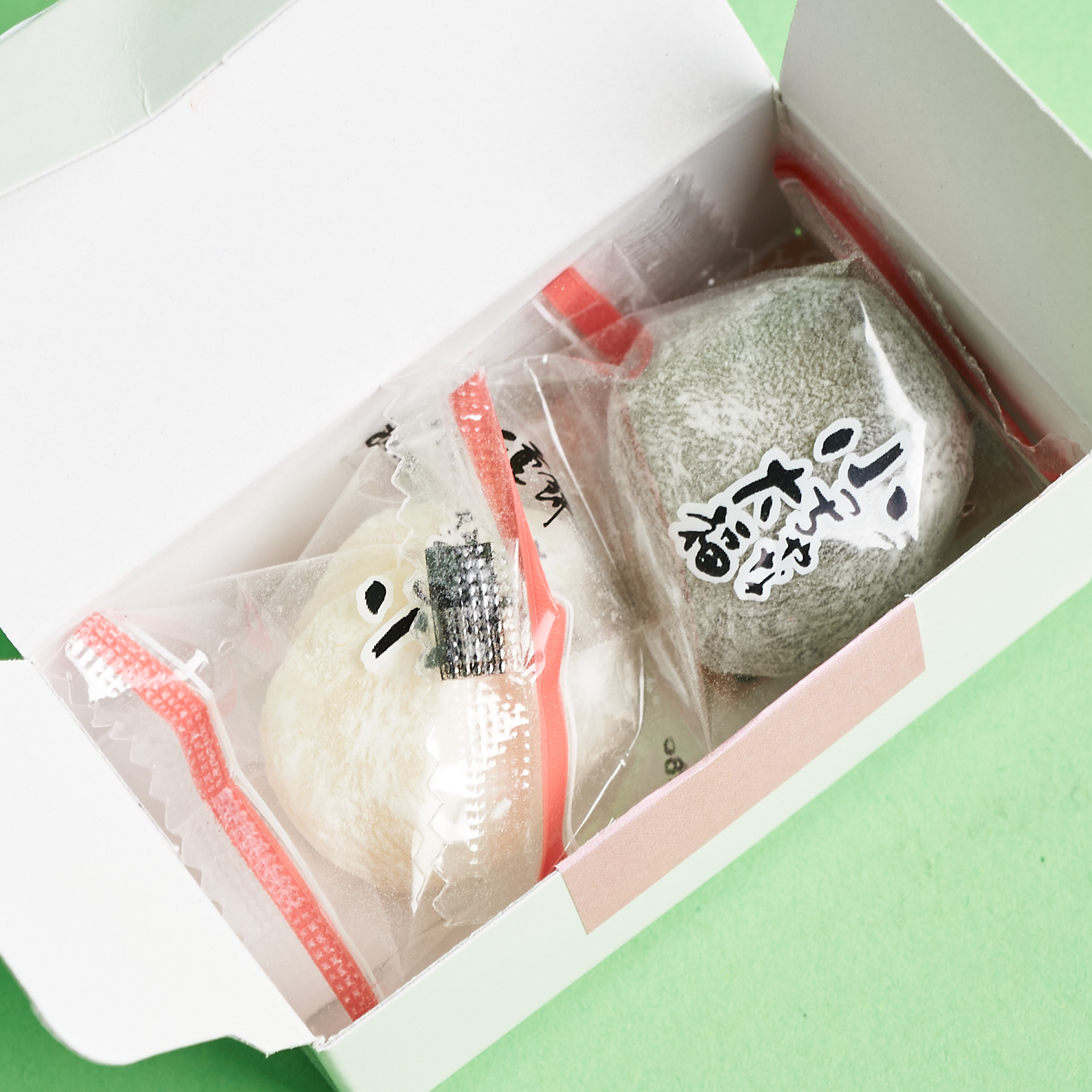 Open mochi box from Journee Box Kyoto