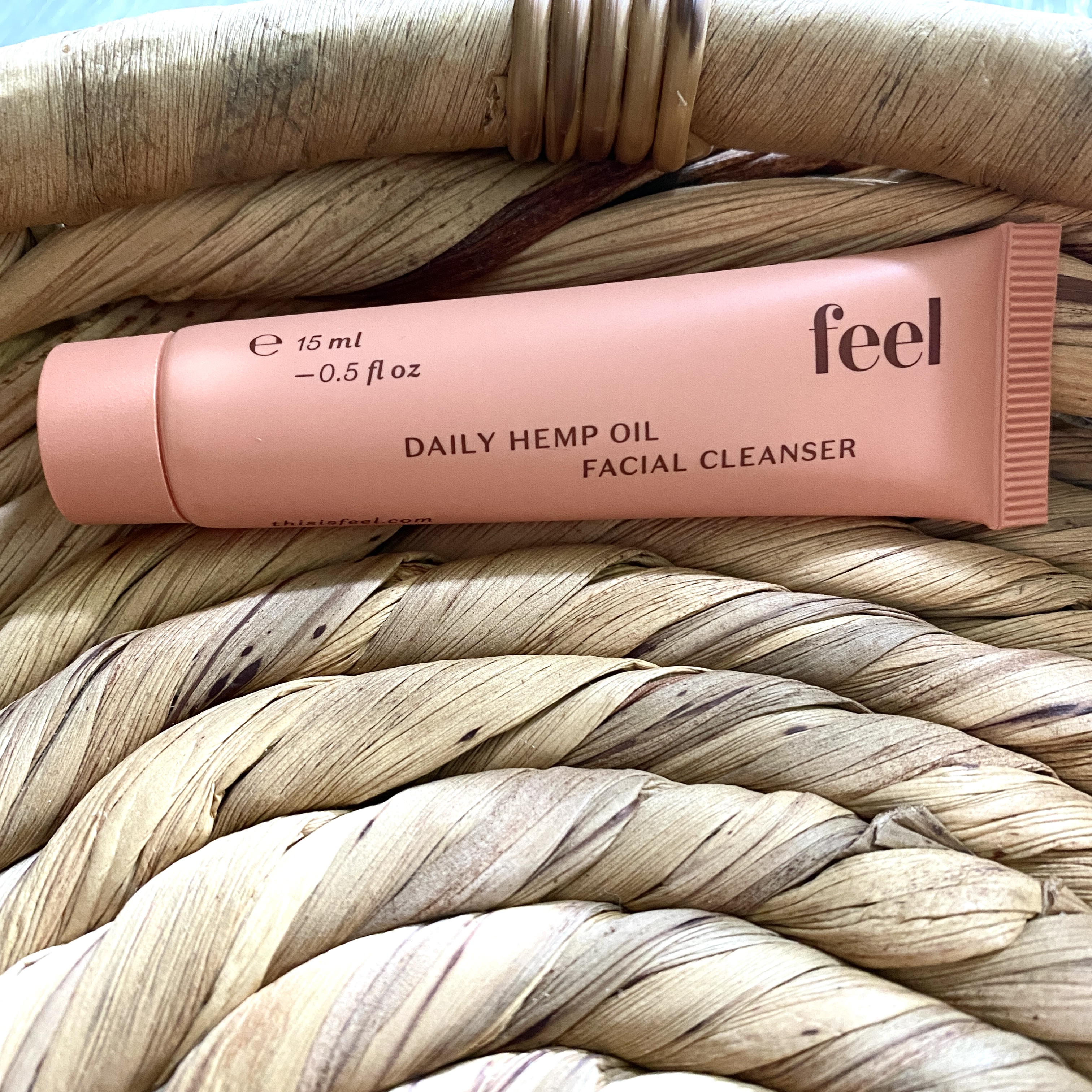 Front of Feel Beauty Daily Hemp Oil Facial Cleanser for Ipsy Glam Bag August 2021