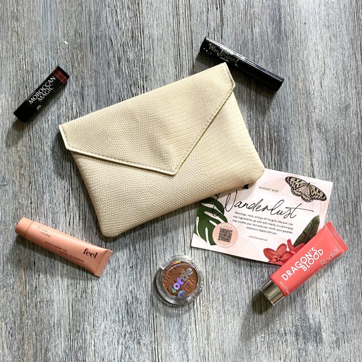 Full Contents for Ipsy Glam Bag August 2021