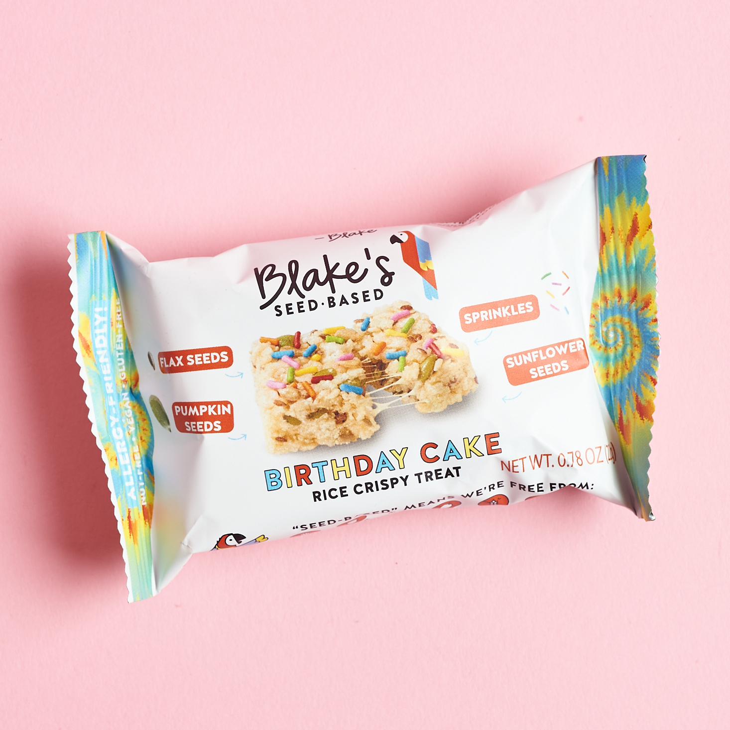 Blake’s Seed based Birthday Cake Rice Crispy Treat