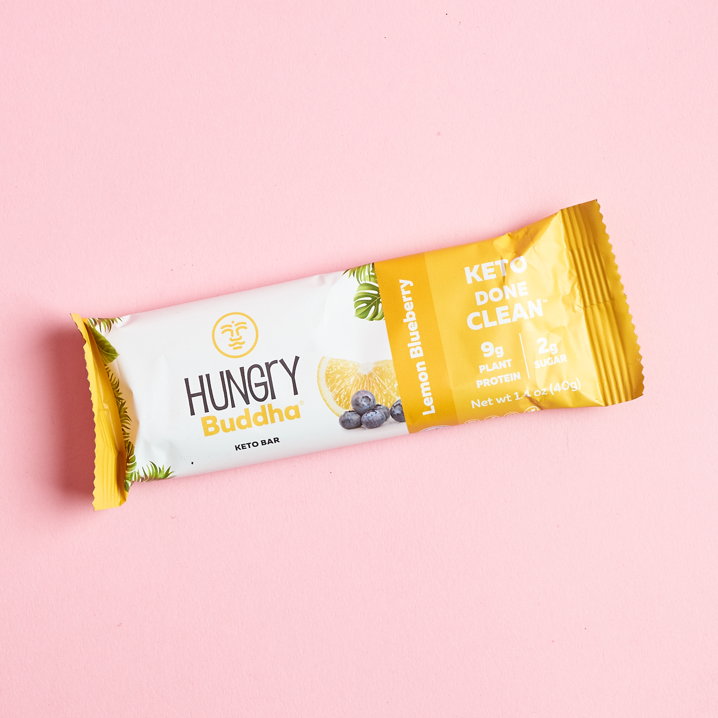 Hungry Buddha Lemon Blueberry Keto Bar