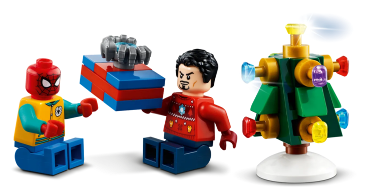 minifigures from the LEGO Marvel Avengers advent calendar