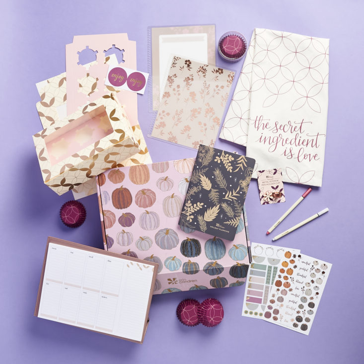 Everything in the Erin Condren fall 2021 box