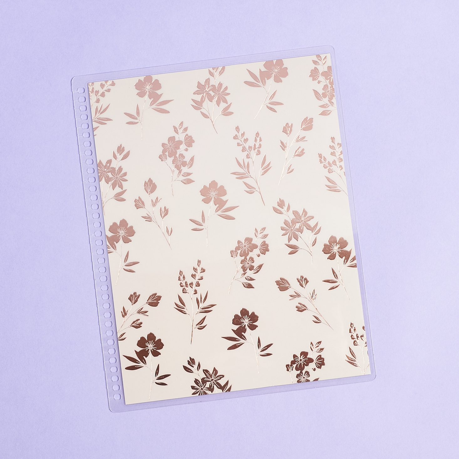 Erin Condren front rose gold garden cover