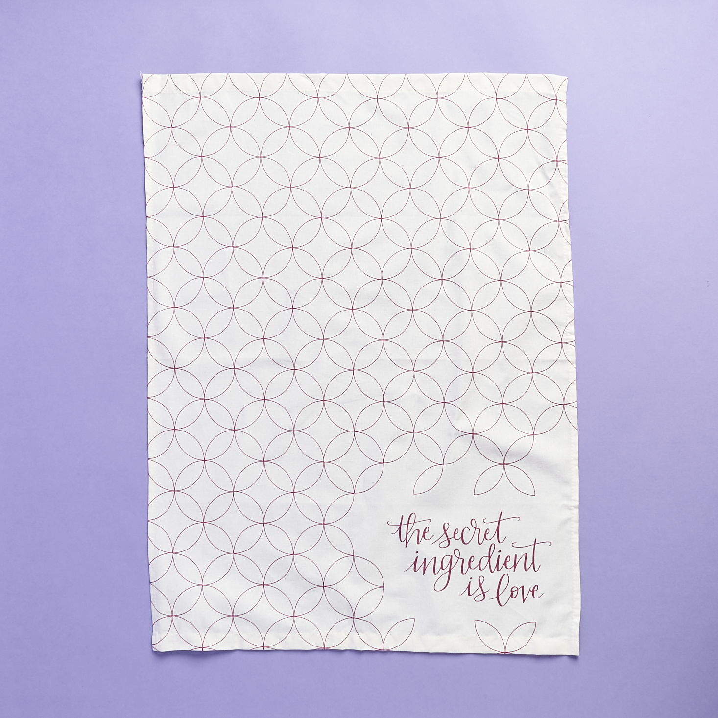 Erin Condren tea towel open