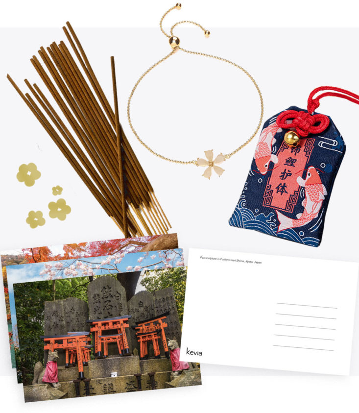 journeebox items for kyoto tour