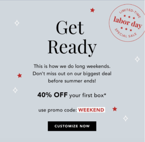 FabFitFun Labor Day