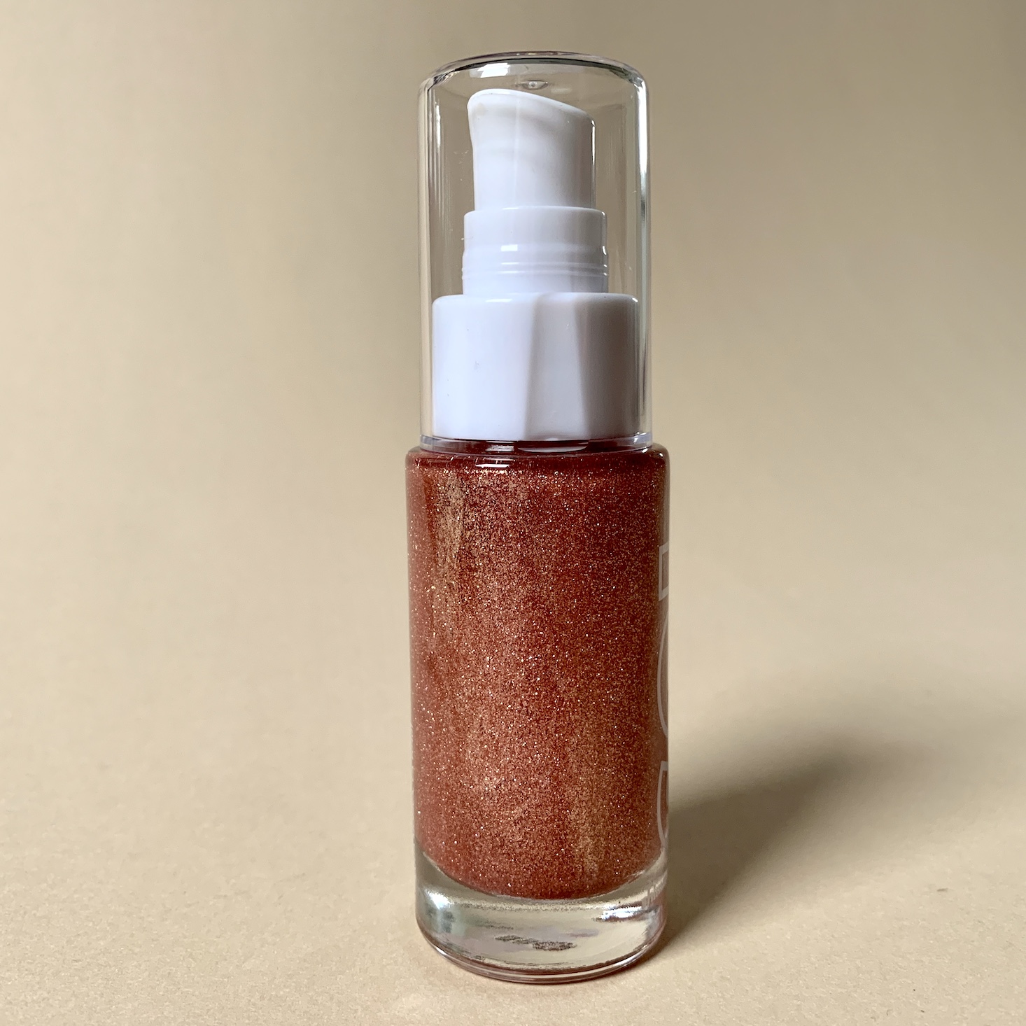 dark copper shimmering dry oil